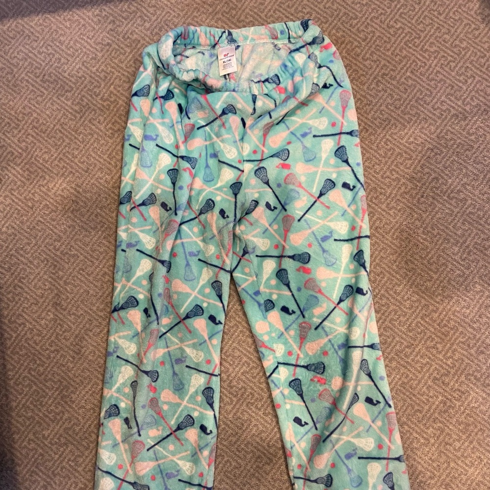 Vineyard Vines Girls Lacrosse Fluffy Lounge Pants